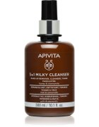 Apivita Cleansing Milk Face & Eyes čisticí mléko 3 v 1 na obličej a oči 300 ml