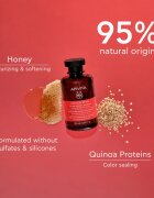 Apivita Color Seal Shampoo šampon pro ochranu barvených vlasů bez sulfátů 250 ml