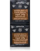 Apivita Express Beauty Anti-aging Face Mask Royal Jelly revitalizační pleťová maska se zpevňujícím účinkem 2x8 ml