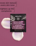 Apivita Express Beauty Brightening Face Mask Artichoke intenzivní hydratační maska s AHA kyselinami 2x8 ml