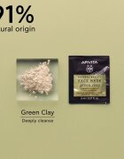 Apivita Express Beauty Cleansing Face Mask Green Clay čisticí a vyhlazující pleťová maska se zeleným jílem 2x8 ml