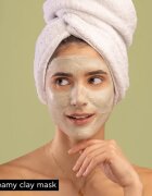 Apivita Express Beauty Cleansing Face Mask Green Clay čisticí a vyhlazující pleťová maska se zeleným jílem 2x8 ml