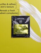 Apivita Express Beauty Exfoliating Face Scrub Olive intenzivní čisticí peeling na obličej 2 x 8 ml