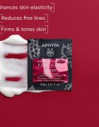 Apivita Express Beauty Firming Face Mask Grape protivrásková a zpevňující pleťová maska 2x8 ml