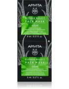 Apivita Express Beauty Moisturizing Face mask Aloe osvěžující hydratační maska na obličej 2x8 ml
