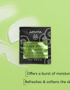 Apivita Express Beauty Moisturizing Face Mask Cucumber intenzivně hydratační pleťová maska 2x8 ml