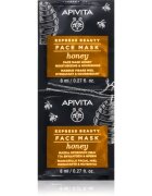 Apivita Express Beauty Nourishing Face Mask Honey hydratační a vyživující maska na obličej 2x8 ml