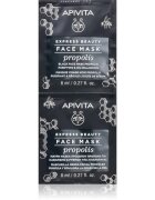 Apivita Express Beauty Purifying Face Mask Propolis čisticí černá maska pro mastnou pleť 2x8 ml