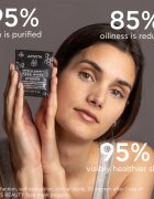 Apivita Express Beauty Purifying Face Mask Propolis čisticí černá maska pro mastnou pleť 2x8 ml