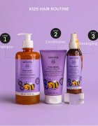 Apivita Mini Bees Gentle Kids Detangling Spray Blueberry&Honey sprej pro snadné rozčesání vlasů 150 ml