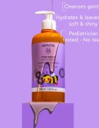 Apivita Mini Bees Gentle Kids Shampoo Blueberry & Honey šampon pro jemné vlasy pro děti 500 ml