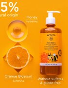 Apivita Mini Bees Gentle Kids Shower Gel Orange&Honey sprchový gel na tělo a vlasy pro děti 500 ml