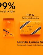 Apivita Natural Soap Honey čisticí tuhé mýdlo 125 g