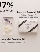 Apivita Natural Soap Jasmine čisticí tuhé mýdlo 125 g