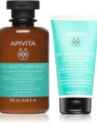 Apivita Oily Roots & Dry Ends sada pro mastnou vlasovou pokožku a suché konečky