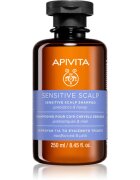 Apivita Sensitive Scalp Shampoo šampon pro citlivou a podrážděnou pokožku hlavy bez sulfátů 250 ml