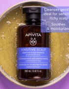 Apivita Sensitive Scalp Shampoo šampon pro citlivou a podrážděnou pokožku hlavy bez sulfátů 250 ml