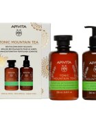 Apivita Tonic Mountain Tea Shower Gel & Body Milk Set dárková sada pro rozjasnění a hydrataci