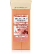 Arcocere Professional Wax Pink Titanium epilační vosk roll-on náhradní náplň 100 ml