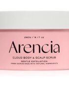 Arencia Fresh Cloud Lavender & Pear jemný tělový peeling na vlasy a tělo 260 g