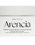 Arencia Fresh Cloud White Tea & Neroli jemný peeling na tělo a vlasy 260 g