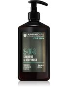 Arganicare For Men 2-In-1 Shampoo & Body Wash sprchový gel a šampon 2 v 1 pro muže 400 ml
