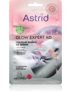 Astrid Glow Expert plátýnková maska pro rozjasnění a vyhlazení pleti 1 ks