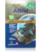 Astrid Hyaluronic Gold textilní maska pro okamžité zpevnění a vyhlazení pleti 1 ks