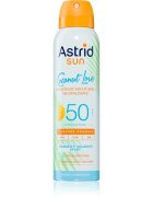 Astrid Sun Coconut Love chladivý neviditelný sprej na opalování SPF 50 s vysokou UV ochranou 150 ml