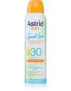 Astrid Sun Coconut Love neviditelný sprej na opalování SPF 30 s vysokou UV ochranou 150 ml