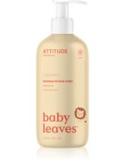 Attitude Baby Leaves Pear Nectar sprchový gel a šampon 2 v 1 s vůní hruškové šťávy 473 ml