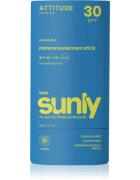 Attitude Sunly Kids Sunscreen Stick minerální krém na opalování v tyčince pro děti SPF 30 60 g
