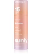 Attitude Sunly Lip Balm ochranný balzám na rty SPF 15 Coconut 8.5 g