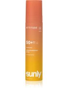 Attitude Sunly Tropical Coco minerální sprej na opalování SPF 50+ 75 ml