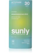 Attitude Sunly Unscented minerální krém na opalování v tyčince SPF 30 60 g