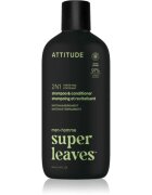 Attitude Super Leaves Matcha & Bergamot šampon a kondicionér 2 v 1 pro muže 415 ml