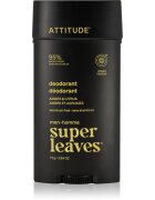 Attitude Super Leaves Men Deodorant deodorant bez hliníku pro muže Amber & Citrus 75 g