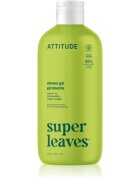 Attitude Super Leaves Pear & Amber zklidňující sprchový gel 473 ml