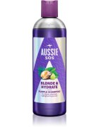 Aussie SOS Blonde & Hydrate fialový tónovací šampon pro blond vlasy 300 ml