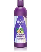Aussie SOS Blonde & Hydrate fialový tónovací šampon pro blond vlasy 500 ml
