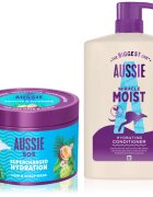 Aussie SOS & Miracle Moist sada pro suché a poškozené vlasy