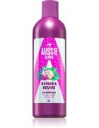Aussie SOS Repair & Revive vyživující šampon pro namáhané vlasy a vlasovou pokožku 300 ml