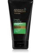 Avon Advance Techniques Deeply Purifying hloubkově čisticí peeling pro mastné vlasy 150 ml