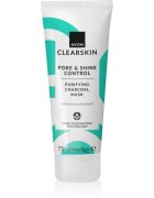 Avon Clearskin Pore & Shine Control čisticí maska s aktivním uhlím 75 ml