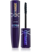 Avon Exxtravert Extreme Volume voděodolná prodlužující řasenka pro extra objem odstín Blackest Black 9.5 ml