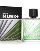 Avon Musk+ Metropolitano toaletní voda pro muže 75 ml