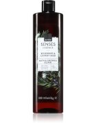 Avon Senses Essence Rosemary & Carrot Seed krémový sprchový gel a gel do koupele 500 ml