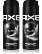Axe Black Frozen Pear & Cedarwood deodorant a tělový sprej výhodné balení 2 x 150 ml