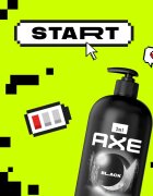 Axe Black sprchový gel na obličej tělo a vlasy 900 ml