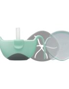 B.Box 3 in 1 Bowl & Straw miska s brčkem Pisctachio 250 ml